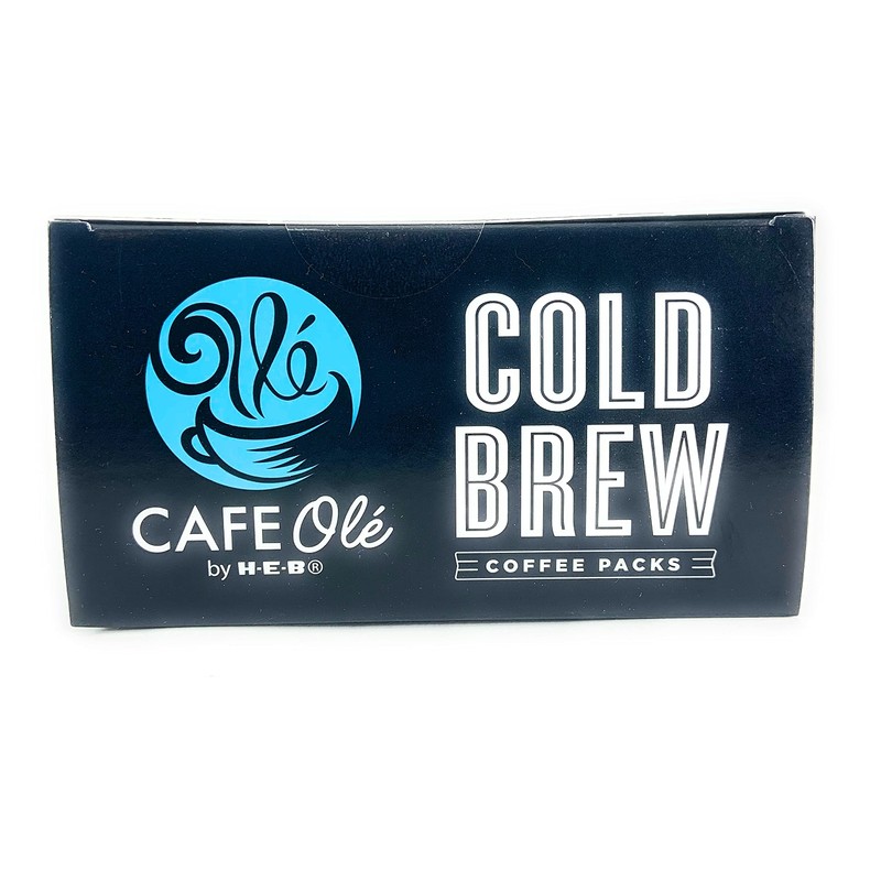 Cafe Olé by H-E-B Texas Pecan Cold Brew Coffee Packs