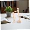 Operitacx 2pcs Wooden Artist Mannequin Articulated Joints for Realistic Posing