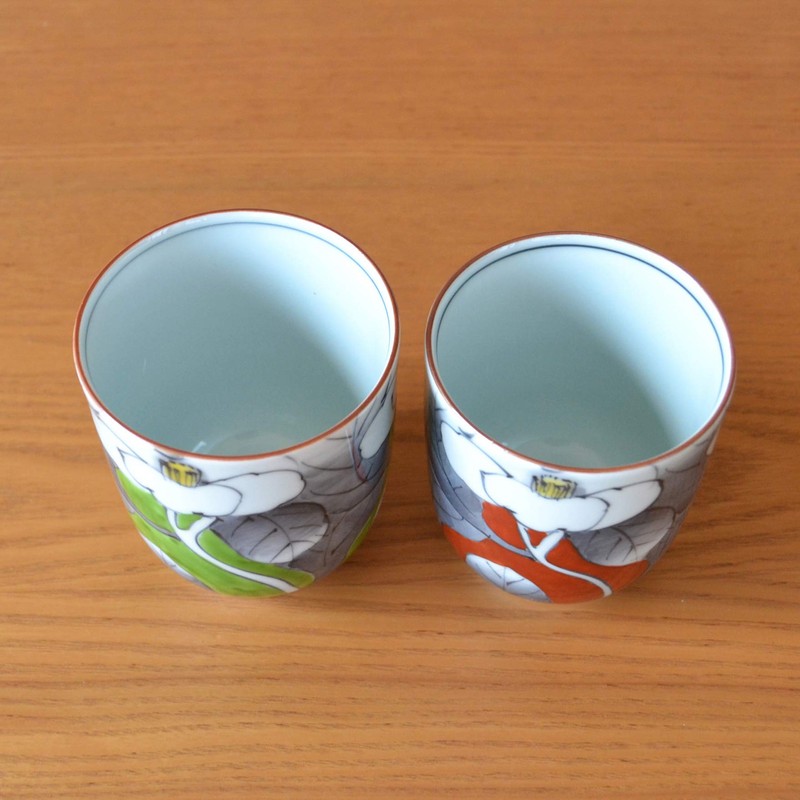 Pair of Teacups, Present, Gift Boxed, Stylish, Arita Ware, Yuka