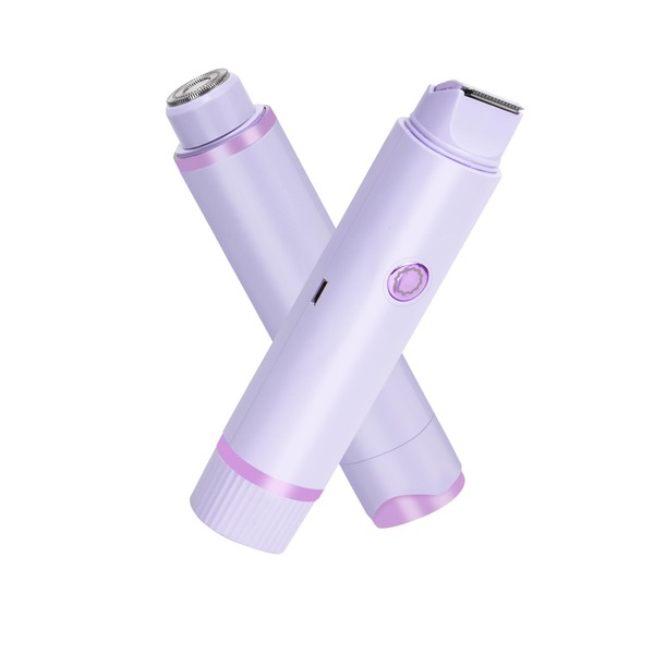 YQQKRCB 2 in 1 Bikini Trimmer for Women,Double Head Electric