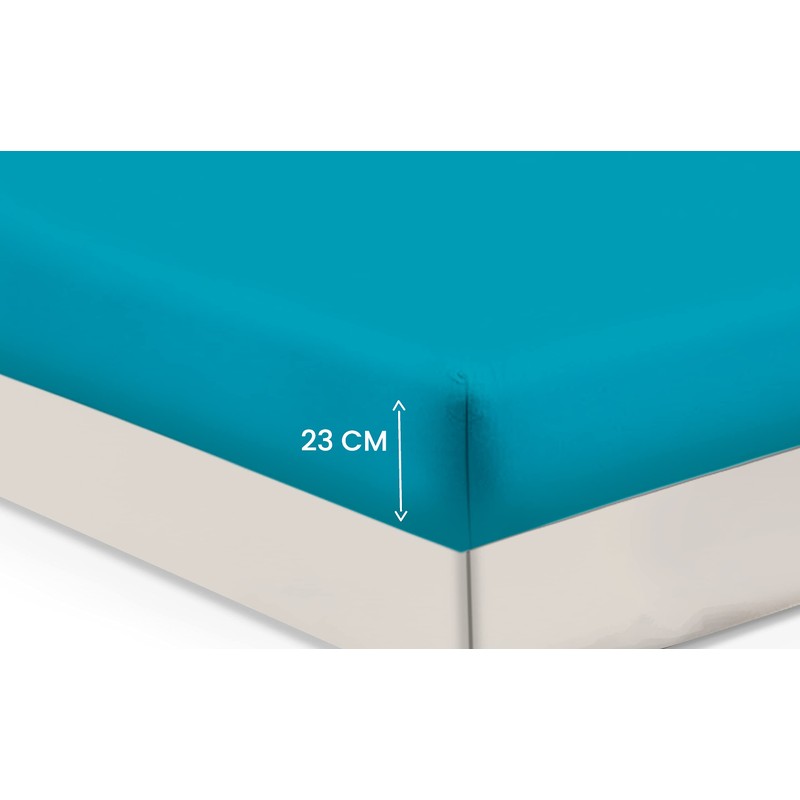 Fitted Sheet Non Iron Percale 180 Thread Count Polycotton Plain