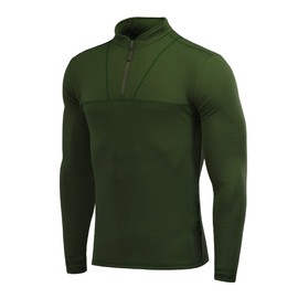 M-Tac Thermal Shirt for Men – Grid Fleece Lined Base Layer Compression Top Cold Weather ECWCS Delta Level 2