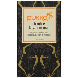 Pukka Licorice & Cinnamon Herbal Tea, 20 Sachets