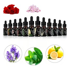 Kit De 12 Aceites Esenciales 100% Natural Para Difusor Y Spa