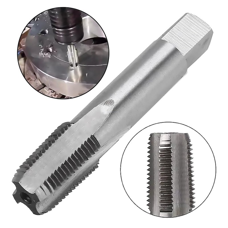 Kigauru 2Pcs NPT Tapered Pipe Thread Tap High Speed Steel