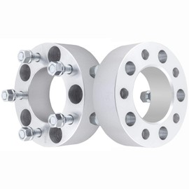 GDSMOTU 5x5 Wheel Spacers 2 Inch for JK Wrangler, 87.1mm CB Spacers Adapter with 10.9 Grade 1/2" Studs for XK Commander, for WJ WK Grand Cheroke, for Safari