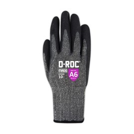 MAGID D-ROC ANSI A6 NitriX Palm Coated Touchscreen Gloves, 12 Pairs, Size 11/2XL, GPD820