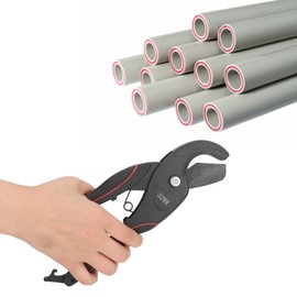 PVC Pipe Cutter, Pipe Cutter with Non-Slip Handle, Quick Cutting for PEX (0-32)