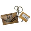 Patricia Nash Isabela Leather Card Holder with Keyring, Envelope Flap,