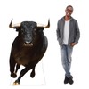 Cardboard People Bull Life Size Cardboard Cutout Standup - Made