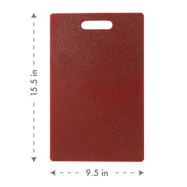 Dexas PolyFiber Flax Cutting & Serving Board, 9.5 x 15in, Azalea