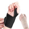 Joint Wrist Support Brace with Compression for Fitness, Sports & Computer Use (1PC Wristband) Women's Black/1PC (Single Hand)