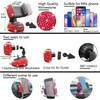 NBTEPEM 27 PCs Red Bling Car Accessories Set for Women,