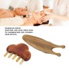 Sandalwood Massage Comb Wide Tooth Scalp Scraping Comb with Nose
