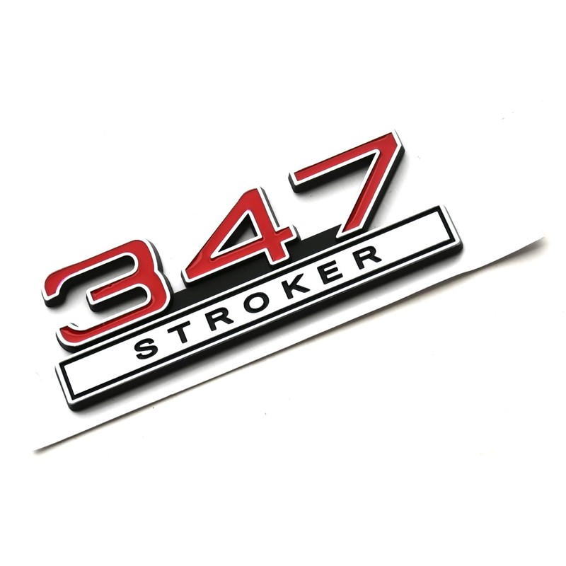 1pc 347 Liter 5.7 Stroker Engine Emblems Badge 3D Decals