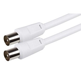 Maplin RF Male to RF Male Connector TV Aerial Coaxial Cable 5m