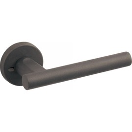 Panasonic Veritis MJE2HA22BK Interior Door Lever Handle A2 Type Partition Lock, Off Black Color (Painted)