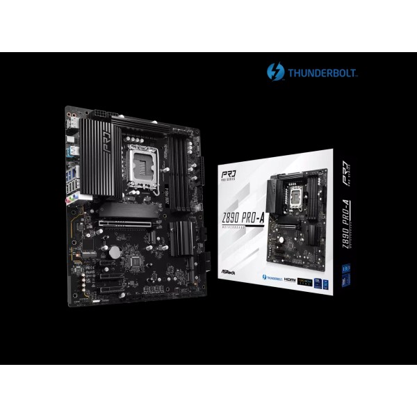 ASRock Z890 Pro-A LGA 1851 Intel Z890 SATA 6Gb/s ATX