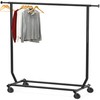 Simple Houseware Supreme Commercial Grade Clothing Garment Rack, Black