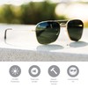 Mount Evans Sunglasses Gold / Aviator Green