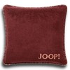 Joop! 758965 Cushion Cover Plain Double-Sided Bordeaux Orange Cotton Polyacrylic