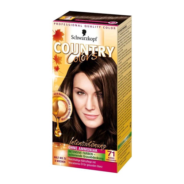 Country Colors Schwarzkopf Country Colors 71 Kakao Dark Gold Brown