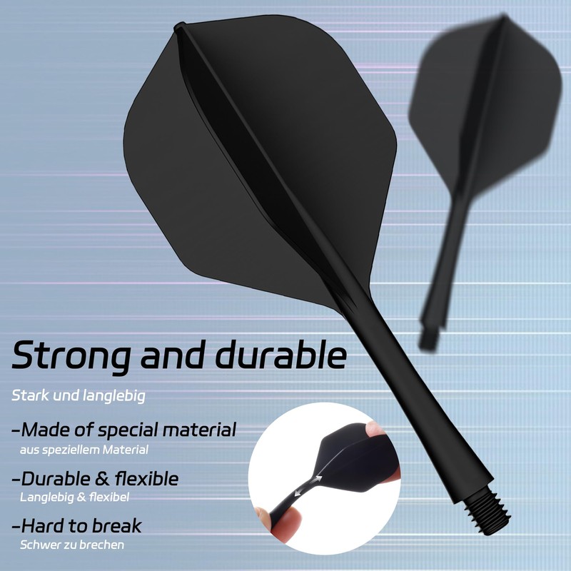 CyeeLife Integrated Dart Flights and Shafts - 3 Pack |