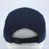 Solid Cotton Twill Square Flat Brim Adjustable Camper Cap (Navy)