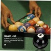 BESPORTBLE 2pcs Billiards Black Practice Cue The Cue Billiards Pool