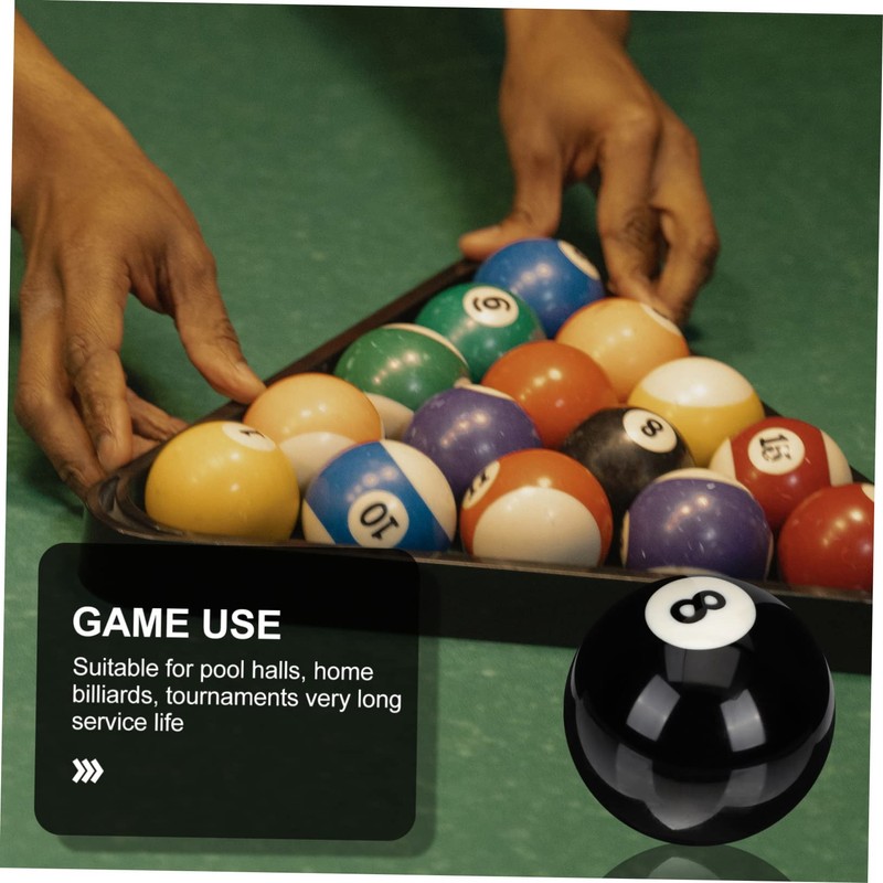 BESPORTBLE 2pcs Billiards Black Practice Cue The Cue Billiards Pool