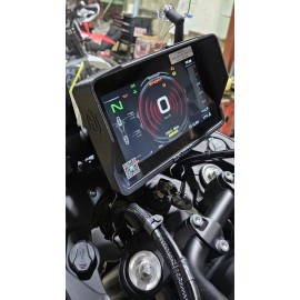 HoagieMoto 2025 CFMoto Ibex 800E Sun Shade Speedometer Visor Slip-On for 8" MMI Display