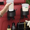 Car cup holder, beverage holder, portable headrest, clutter, rear seat storage, organizer, multi-purpose car cup holder / 자동차 컵 홀더 음료수 거치대 간이 헤드레스트 잡동사니 뒷좌석 수납함 정리함 다용도 차량용 컵 홀더