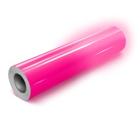VViViD DECO65 Neon Fluorescent Glow in The Dark Hot Pink 12” x 25ft