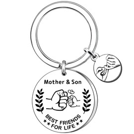 AMZQ Mum Gifts from Son Mum Birthday Gifts Keyring Christmas Mother's Day Gifts