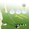 QHALEN Golf Rubber Tee Holder Set for Golf Driving Range