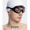 NSSIW Goggles Swimming Adult Swim-Goggles: Wide View with UV400 Protection