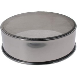 Heyiarbeit Stainless Steel Home Kitchen Round Shaped Flour Sugar Mesh Sifter Strainer Silver Tone£¬Gifts for Christmas