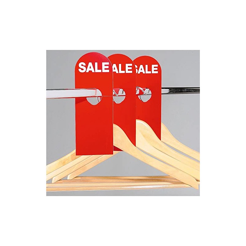 Deco Woerner Salereiter Saleaktion Action Tabs Sale Hangers Red Pack