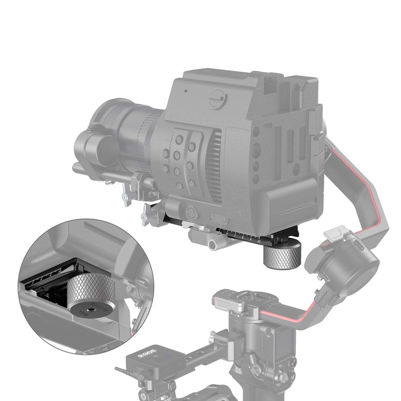 SMALLRIG Adaptador de placa de liberación rápida extendida para cámara