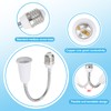 PATIKIL 19.7 Inch E26/E27 Light Socket Extender, 1 Pcs Flexible