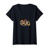 Womens Susie Q's Scaleless Corn Snakes V-Neck T-Shirt