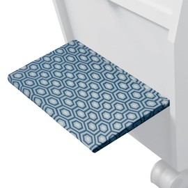 Go-Be Sleeves Airplane Tray Covers for Adults Individual Airplane Tray Covers - Navy Hex