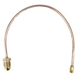 FATBOY Propane 22" Copper Pigtail POL x 1/4" Inverted Flare Automatic Changeover Regulators