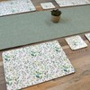 YöL Set of 8 Eucalyptus Placemats Dinner Plate Bowl Table