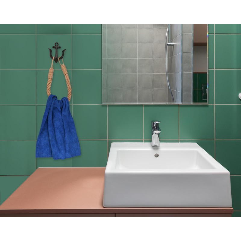 DS. DISTINCTIVE STYLE Nautical Toilet Paper Holder Beach-Themed Wall-Mounted Anchor