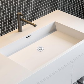 Kichvoe Tapón Universal para Fregadero De Baño Tapón De Drenaje Emergente Tipo Empuje Filtro De Drenaje para Lavabo Tapón De Drenaje para Fregadero con Cesta Recogepelos para Bañera De