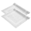 Komforttec 2-Piece Bath Mat Set, Terry Cloth Shower Mat, Washable