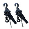 Lever Chain Hoist 2200LBS 5FT 2 Units Set 1T 1,5M