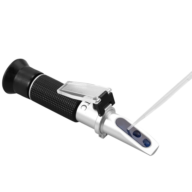 AUTOUTLET Salinity Concentration Meter, Salt Refractometer, Salt Concentration, Automatic Temperature