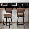 FLYZC Bar Stools, Counter Height Barstools Set of 2, 25"